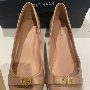 Cole Haan Nude Wedges - Size 7.5